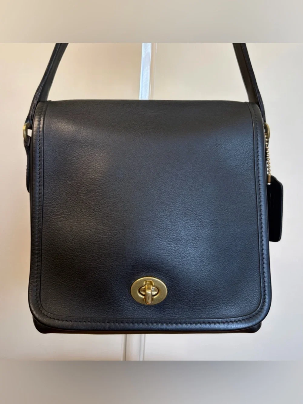 Vintage COACH Patrol Companion Bag Black Crossbody Costa Rica 9076 EUC - Picture 4 of 17